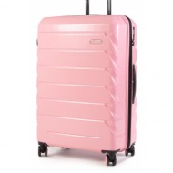 μεγάλη σκληρή βαλίτσα lasocki blw-p-103-36-07 pink υλικό/-υλικό υψηλής ποιότητας