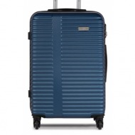 μεσαία σκληρή βαλίτσα semi line t5523-4 μπλε υλικό - υλικό υψηλής ποιότητας