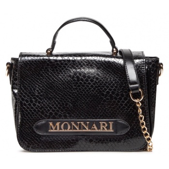 τσάντα monnari bag1100-m20 czarny krokodyl απομίμηση σε προσφορά