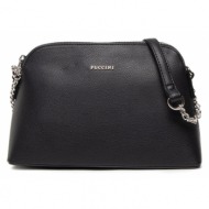 τσάντα puccini bml026 1 φυσικό δέρμα/grain leather