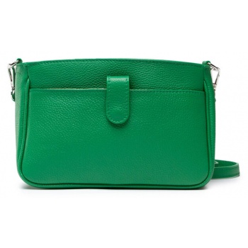τσάντα creole s10495 emerald φυσικό δέρμα/grain leather