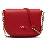 τσάντα nobo nbag-n0630-c005 κόκκινο απομίμηση δέρματος/-απομίμηση δέρματος