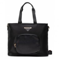 τσάντα monnari bag2360-020 black υφασμα/-ύφασμα