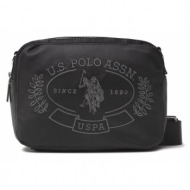 τσάντα u.s. polo assn. springfield crossbody bag beupa5091wip000 black υφασμα/-ύφασμα