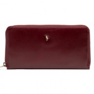 μεγάλο πορτοφόλι γυναικείο puccini mu1962 red 3 1 φυσικό δέρμα/grain leather