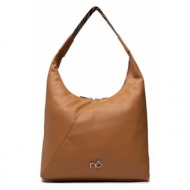 τσάντα nobo bag-n0710-c017 καφέ απομίμηση δέρματος/-απομίμηση δέρματος