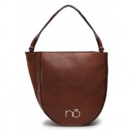 τσάντα nobo nbag-n0890-cm17 καφέ απομίμηση δέρματος/-απομίμηση δέρματος