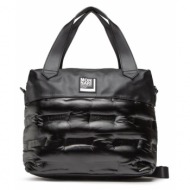 τσάντα monnari bag1010-020 black 1 υφασμα/-ύφασμα