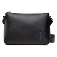 τσάντα calvin klein jeans sculpted camera pouch21 mono k60k610078 black bds απομίμηση δέρματος/-απομ