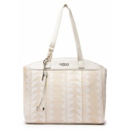 τσάντα nobo nbag-m3430-cm00 μπεζ υλικό/-υλικό υψηλής ποιότητας