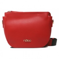 τσάντα nobo nbag-n2450-c005 κόκκινο απομίμηση δέρματος/-απομίμηση δέρματος