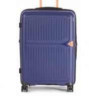 μεσαία σκληρή βαλίτσα dielle 140/60 blue υλικό - πολυπροπυλένιο