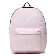 σακίδιο adidas clsc bos 3s bp hz2475 cl pink/white υφασμα/-ύφασμα