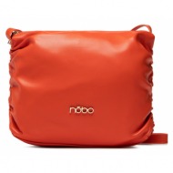 τσάντα nobo nbag-n1520-c003 πορτοκαλί απομίμηση δέρματος/-απομίμηση δέρματος