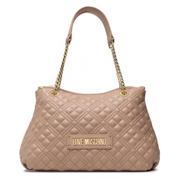 τσάντα love moschino jc4320pp0fla0209 taupe απομίμηση