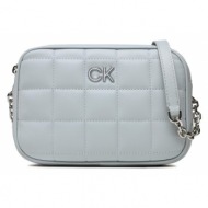 τσάντα calvin klein re-lock quilt camera bag k60k610445 dyi απομίμηση δέρματος/-απομίμηση δέρματος