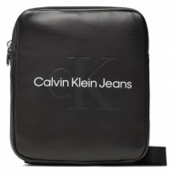 τσαντάκι calvin klein jeans monogram soft reporter18 k50k510108 bds απομίμηση δέρματος/-απομίμηση δέ