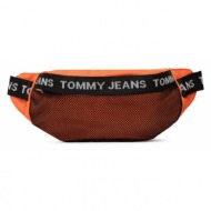 τσαντάκι μέσης tommy jeans tjm essential bum bag am0am10902 sdc υφασμα/-ύφασμα