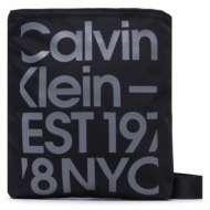 τσαντάκι calvin klein jeans sport essentials flatpack18 gr k50k510378 0gj ύφασμα - ύφασμα