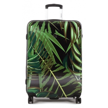 μεγάλη σκληρή βαλίτσα saxoline sx palm leaves 1460h0.71.10 σε προσφορά