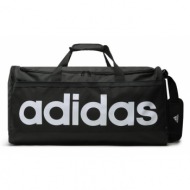 σάκος adidas linear duffel l ht4745 black/white