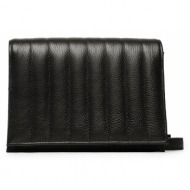 τσάντα creole k11314 nero d28 φυσικό δέρμα/grain leather