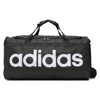 σάκος adidas linear duffel m ht4743 black/white σε προσφορά