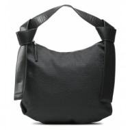 τσάντα calvin klein jeans ck jacquard shoulder bag md k60k610622 bax ύφασμα - ύφασμα