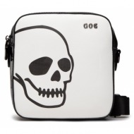 τσάντα goe znjj013 skull white απομίμηση δέρματος/-απομίμηση δέρματος