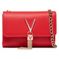 τσάντα valentino divina vbs1r403g rosso απομίμηση δέρματος/-απομίμηση δέρματος