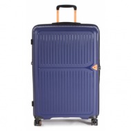 μεγάλη σκληρή βαλίτσα dielle 140/70 blue υλικό - abs