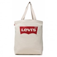 τσάντα levi`s® 38126-0027-21 ecru ύφασμα - ύφασμα