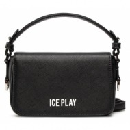 τσάντα ice play ice play-22i w2m1 7239 6941 black απομίμηση δέρματος/-απομίμηση δέρματος