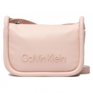 τσάντα calvin klein resort camera bag k60k609639 ter απομίμηση δέρματος/-απομίμηση δέρματος