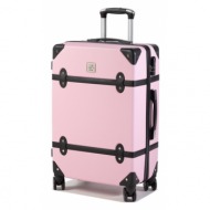 μεγάλη σκληρή βαλίτσα semi line t5509-3 ροζ υλικό/-υλικό υψηλής ποιότητας