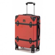 μικρή σκληρή βαλίτσα semi line t5511-0 κόκκινο υλικό/-υλικό υψηλής ποιότητας