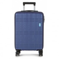 μικρή σκληρή βαλίτσα dielle 130/50 blue υλικό - abs