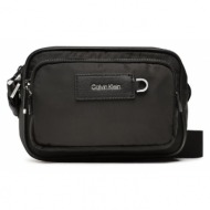 τσάντα calvin klein ck elevated camera bag k50k510193 bax ύφασμα - ύφασμα