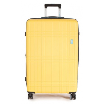 μεγάλη σκληρή βαλίτσα dielle 130/70 giallo υλικό - abs σε προσφορά