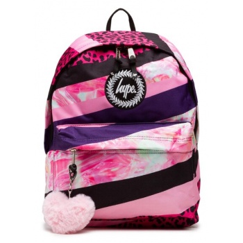 σακίδιο hype dark pink stripe crest backpack yvlr-653 σε προσφορά