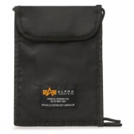 τσαντάκι alpha industries crew pouch bag 118935 black 03 ύφασμα - ύφασμα