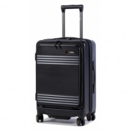 μικρή σκληρή βαλίτσα national geographic lodge n165ha.49.06 black υλικό/-υλικό υψηλής ποιότητας