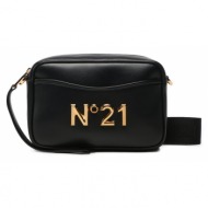 τσάντα n°21 23ebp0920vt01 n001 black φυσικό δέρμα - grain leather