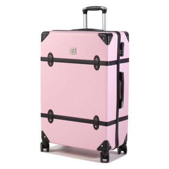 μεγάλη σκληρή βαλίτσα semi line t5509-0 28 ροζ υλικό/-υλικό σε προσφορά