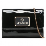 τσάντα monnari bag0210-020 czarny απομίμηση δέρματος/-απομίμηση δέρματος