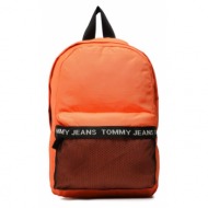 σακίδιο tommy jeans tjm essential backpack am0am10900 sdc υφασμα/-ύφασμα