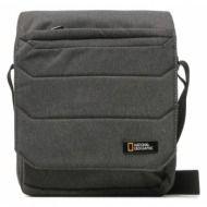 τσαντάκι national geographic shoulder bag n00707.125 two tone grey 125 ύφασμα - ύφασμα