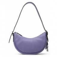 τσάντα coach sft peb luna sb cc439 lh/light violet φυσικό δέρμα/grain leather