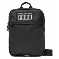 τσαντάκι puma academy portable 079135 01 puma black υφασμα/-ύφασμα