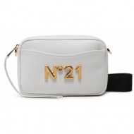 τσάντα n°21 23ebp0920vt01 w001 white φυσικό δέρμα - grain leather